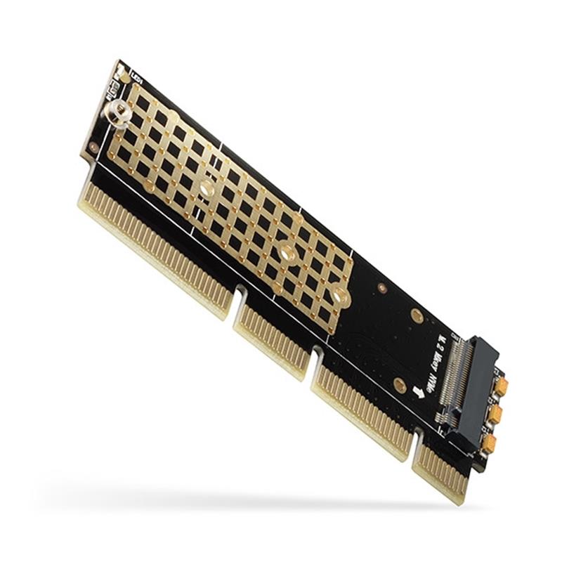 AXAGON PCI-E 3 0 16x - M 2 SSD NVMe up to 80mm SSD low profile 1U *PCIEM *M 2
