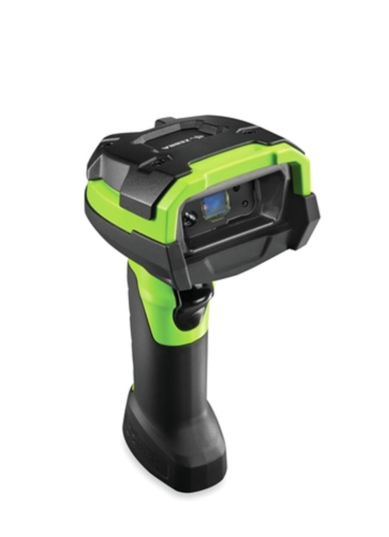 DS3608-SR Handheld Barcode Scanner - Cable Connectivity - Industrial Green - 1D 2D - Imager