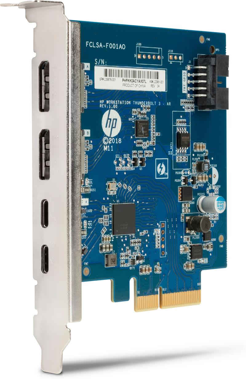 HP 3UU05AA interfacekaart/-adapter DisplayPort,Thunderbolt 3 Intern