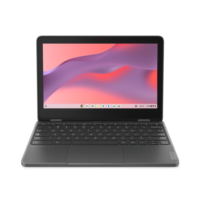 Lenovo 300e Yoga Chromebook Kompanio 520 29,5 cm (11.6"") Touchscreen HD MediaTek 4 GB LPDDR4x-SDRAM 32 GB eMMC Wi-Fi 6 (802.11ax) ChromeOS Grijs