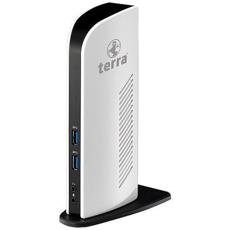 TERRA MOBILE Dockingstation 732 USB-A/C Dual Display inkl.5V/4A Netzteil, USB-A/C Kabel zu Notebooks