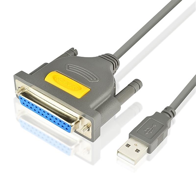 AXAGON USB2 0 - Parallel DB25F Printer Adapter 1 5m *USBAM