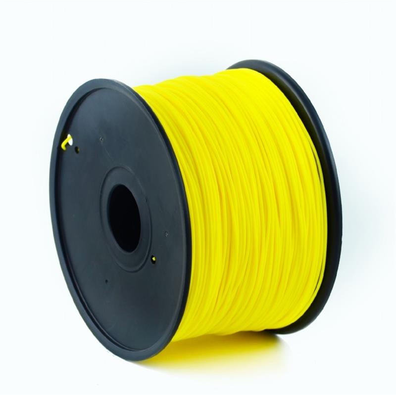 PLA plastic filament voor 3D printers 3 mm diameter geel