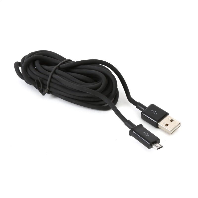 PLATINET MICRO USB TO USB CABLE 3M BLACK BLISTER
