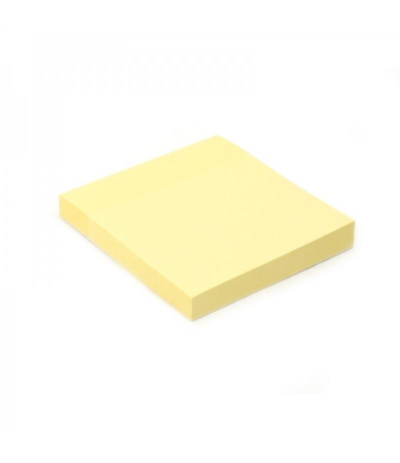 PLATINET STICKY NOTES YELLOW 75x75MM 100 SHEETS