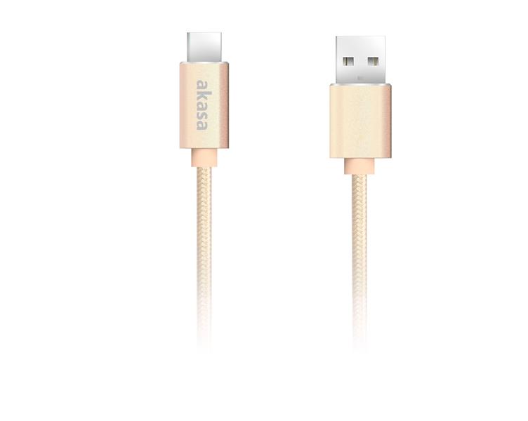 Akasa Premium USB 2 0 Cable USB A - USB C 1m *USBAM *USBCM