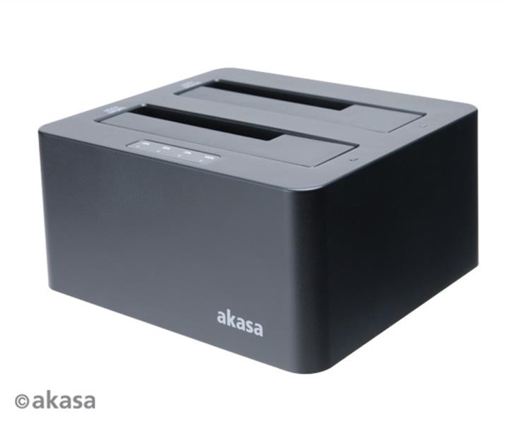 Akasa DuoDock X3 Dual bay USB 3 1 Gen 1 clone docking station Standalone supported 