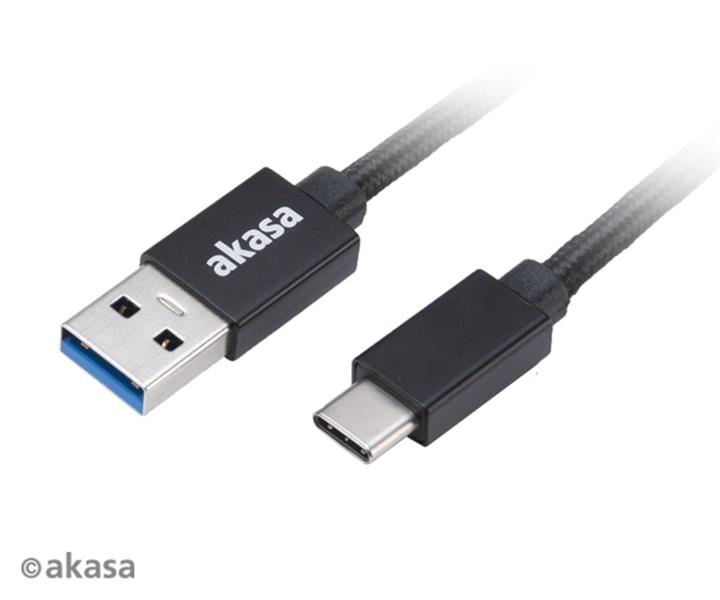 Akasa USB 3 1 Gen1 Cable Charge Sync USB A - USB C 1m *USBAM *USBCM