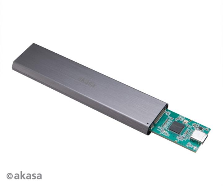 Akasa USB 3 1 Gen2 Superspeed up to 10Gb s Ali Enclosure for M 2 PCIe NVMe SSD Supports 2242 2260 2280 