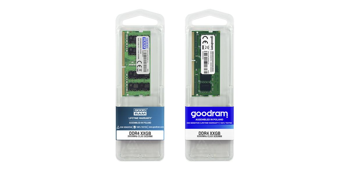 Goodram GR2666S464L19S/8G geheugenmodule 8 GB 1 x 8 GB DDR4 2666 MHz