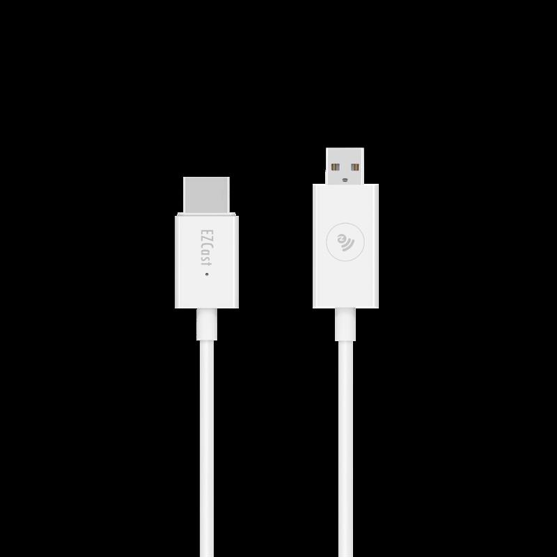 EZCast CS2 - super HDMI casting dongle with integrated USB power cable