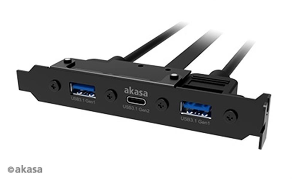 Akasa USB3 1 Gen2 internal adapter cable dual Gen1 Type-A Ports *MBF *MBM *USBAF *USBCF