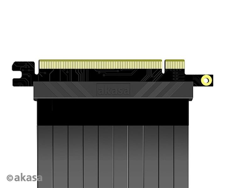 Akasa RISER BLACK XL Premium PCIe 3 0 x 16 Riser cable 100CM