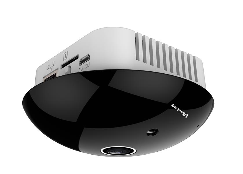Vimtag Smart Cloud IP Camera Fish-eye plafond camera 5MP microfoon en speaker 360graden panoramisch Wifi LAN