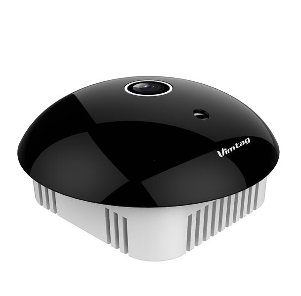 Vimtag Smart Cloud IP Camera Fish-eye plafond camera 5MP microfoon en speaker 360graden panoramisch Wifi LAN