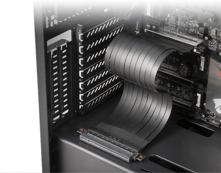 Akasa RISER BLACK X3 Premium PCIe 3 0 x 16 Riser cable 30CM