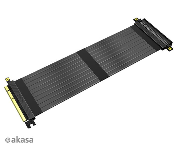 Akasa RISER BLACK X3 Premium PCIe 3 0 x 16 Riser cable 30CM