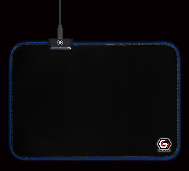 Gembird Gaming muismat met LED lichteffect 250 x 350 x 4 mm cable 1 5 m