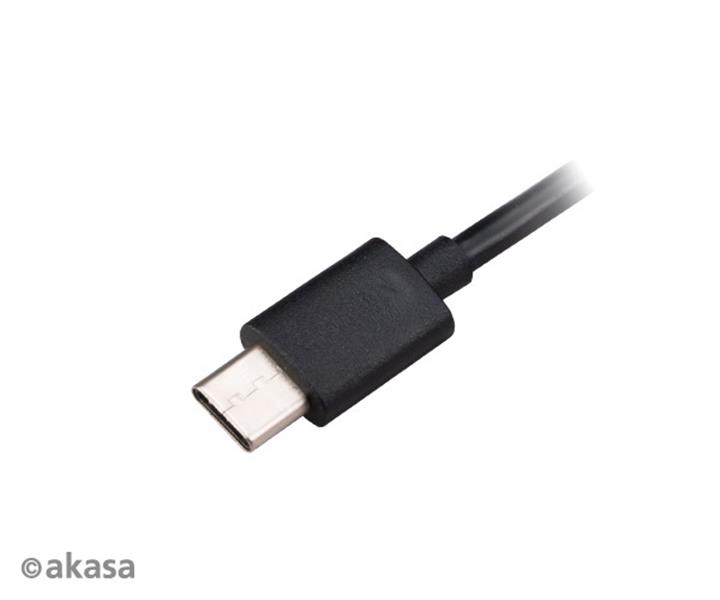 Akasa USB 2 0 Type-A to Type-C Powering Cable with Switch 1 5M for Raspberry Pi 4 *USBAM *USBCM