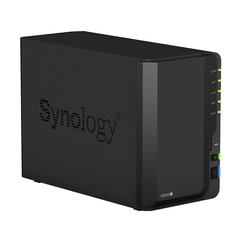 Synology DiskStation data-opslag-server J4025 Ethernet LAN Compact Zwart NAS