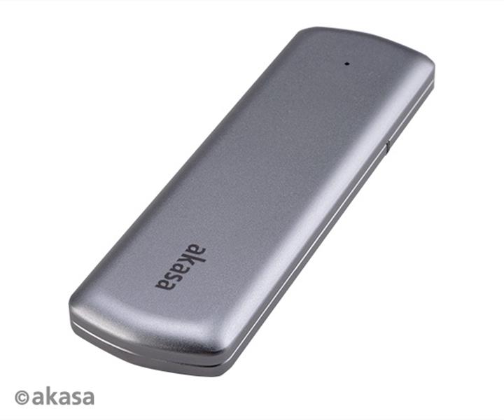 Akasa Portable M 2 SATA NVMe SSD to USB 3 2 Gen 2 10 Gb s Aluminium Enclosure