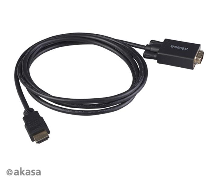 Akasa HDMI to VGA cable 2M