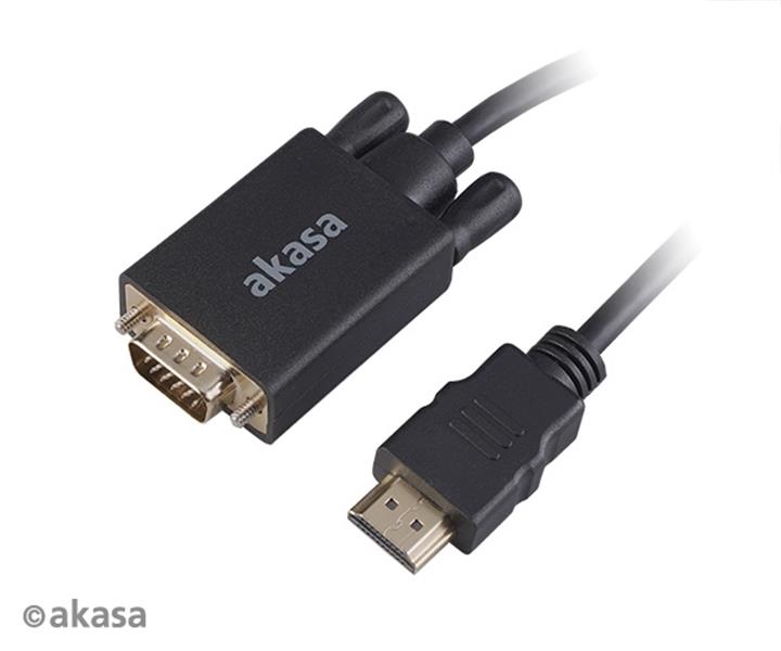 Akasa HDMI to VGA cable 2M