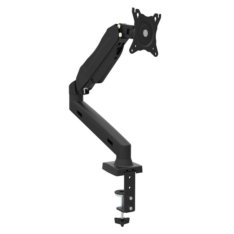 Omega monitor arm voor bureaus en tafels full motion voor 13 tot 27 inch schermen Vesa standaard 100x100 zwart