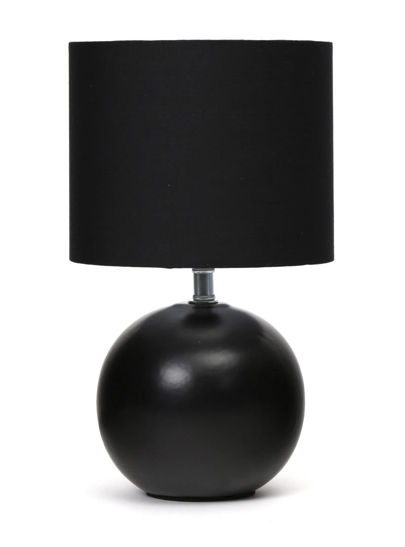 Platinet Table Lamp E27 25W Ceramic Round Base 1 5 M Kabel Zwart
