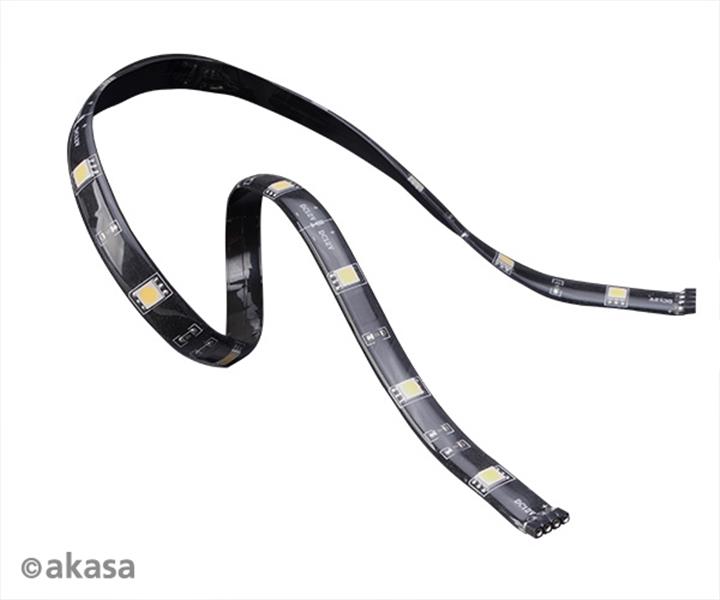 Akasa Gold RGB LED strip 4 pin molex magnetic