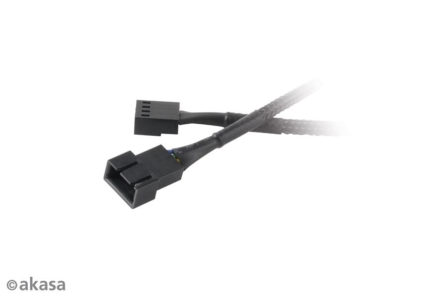 Akasa PWM fan extension cable bundle 4 pack