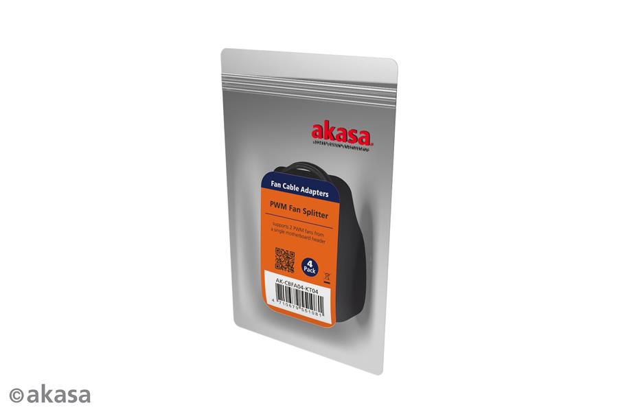 Akasa PWM fan splitter bundle 4 pack
