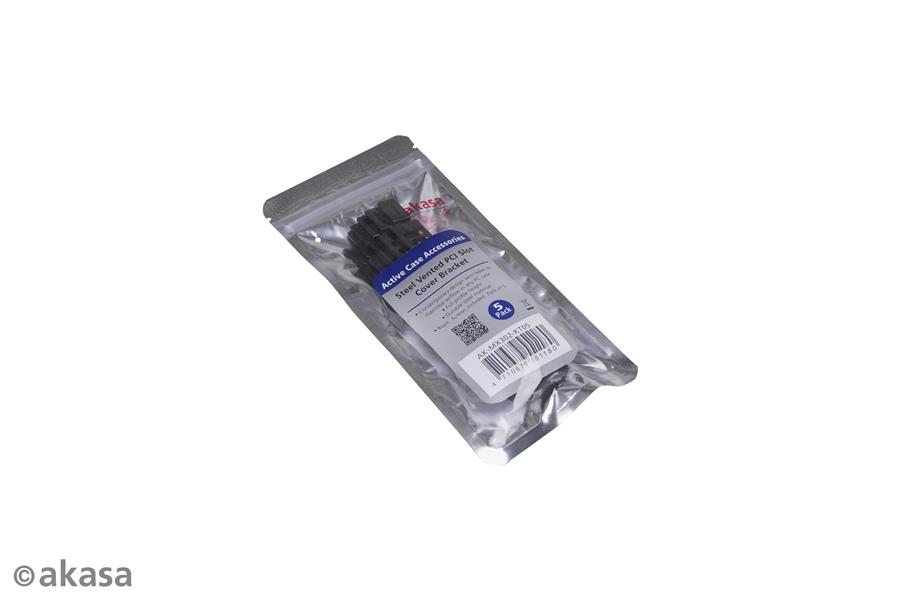 Akasa Steel Vented PCI Slot Cover Bracket Full profile 5pcs