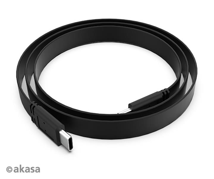 Akasa Type-C to Type-C 20Gbs Cable 46 Watt PD 4K@60Hz 1m