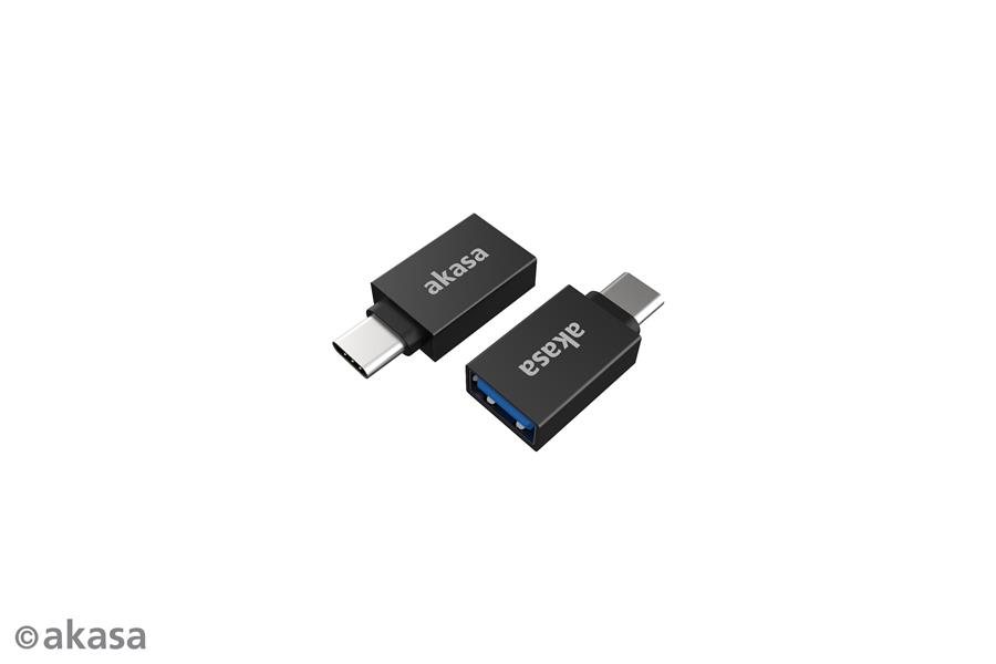 Akasa USB3 1 Gen2 Type-A female to Type-C male adapter 2 pack