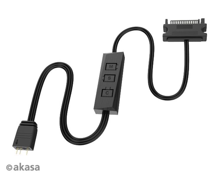 Akasa Vegas Controller Mate 3-Pin aRGB controller cable