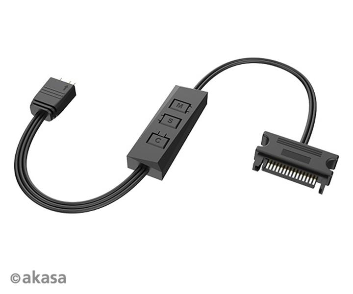 Akasa Vegas Controller Mate 3-Pin aRGB controller cable
