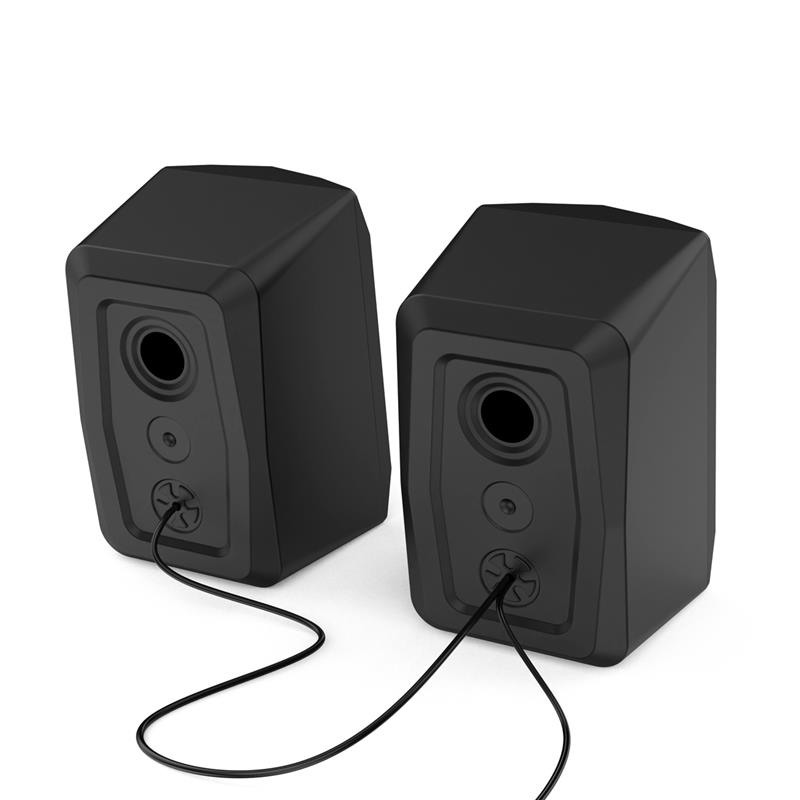 VARR Gaming Speaker 2x 3W USB Color LED L*D*H 72*82*120mm per speaker 200HZ-18KHZ