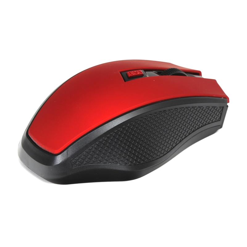 Omega OM-08WB wireless mouse 2 4 GHz 1000 1200 1600dpi - red
