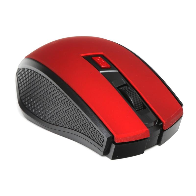 Omega OM-08WB wireless mouse 2 4 GHz 1000 1200 1600dpi - red