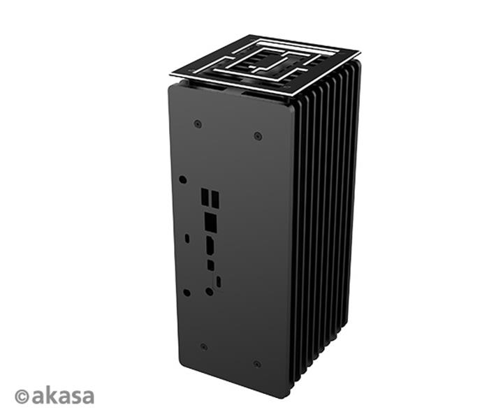 Akasa Turing ABX Compact fanless case for Gigabyte AMD Ryzen BRIX 4000U-Series Mini-PC with Radeon GPU 