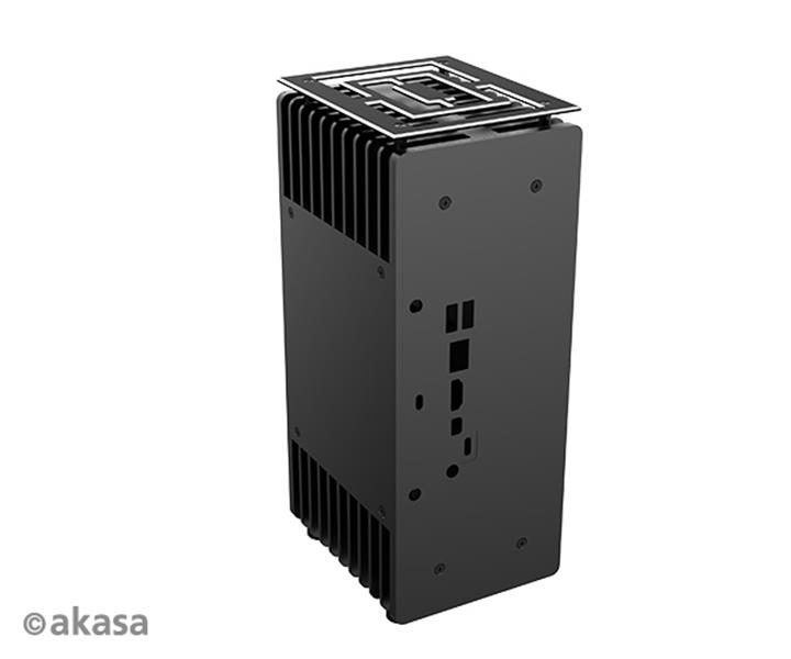 Akasa Turing ABX Compact fanless case for Gigabyte AMD Ryzen BRIX 4000U-Series Mini-PC with Radeon GPU 