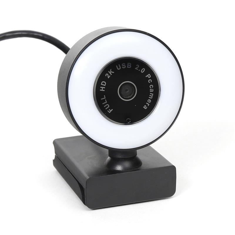 Platinet PCWC2KAF webcam 2 MP 2560 x 1944 Pixels USB 2.0 Zwart