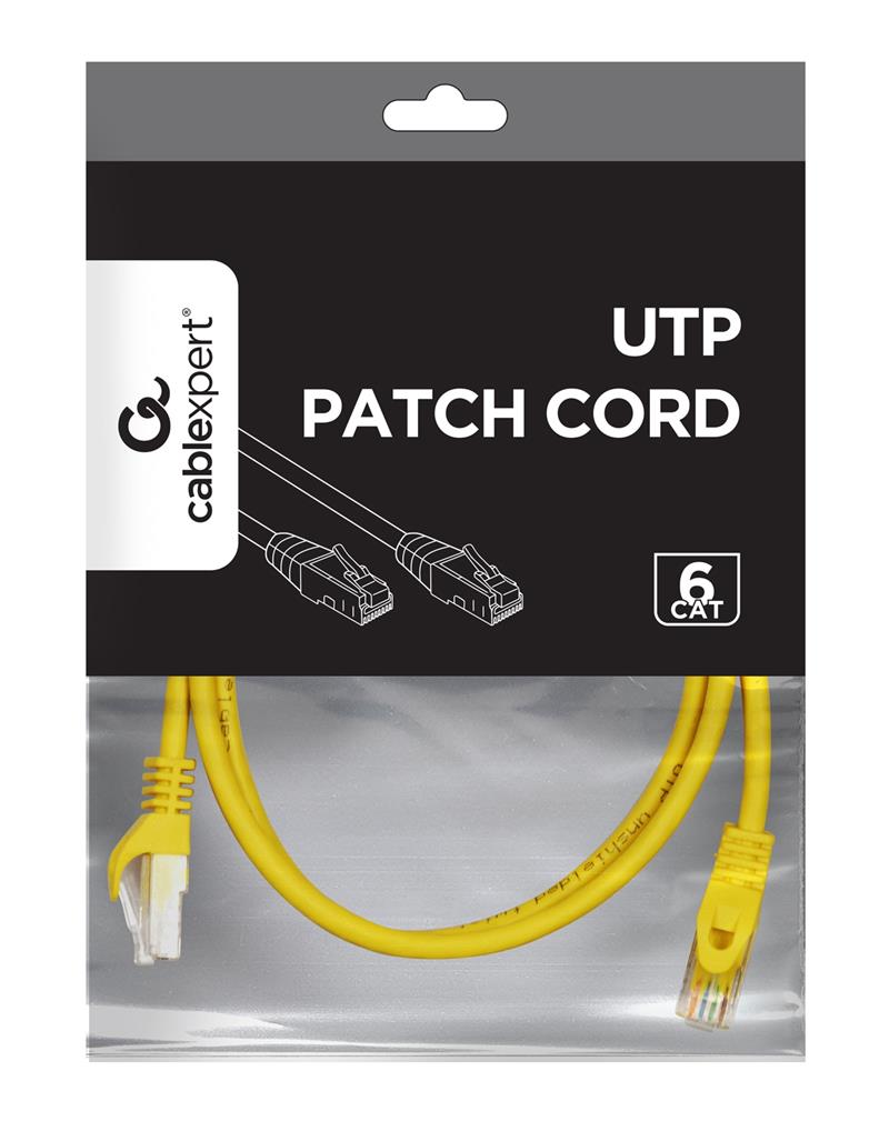 UTP Cat6 patchkabel 0 5 m geel