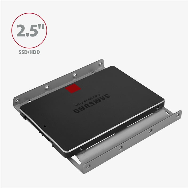 AXAGON Reduction for 1x 2 5 HDD into 3 5 position grey