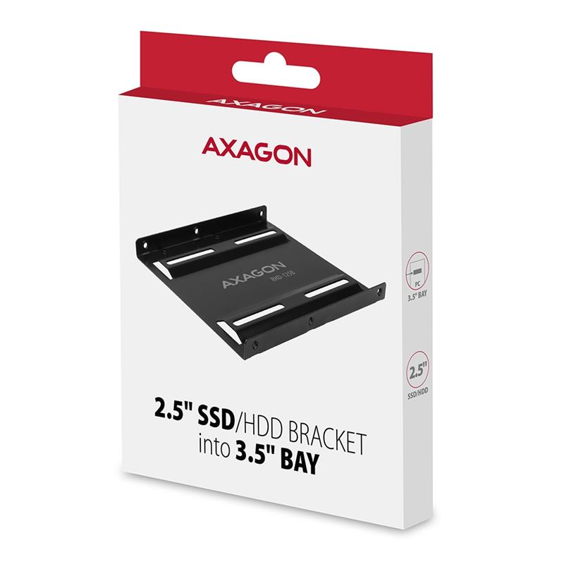 AXAGON Reduction for 1x 2 5 HDD into 3 5 position black