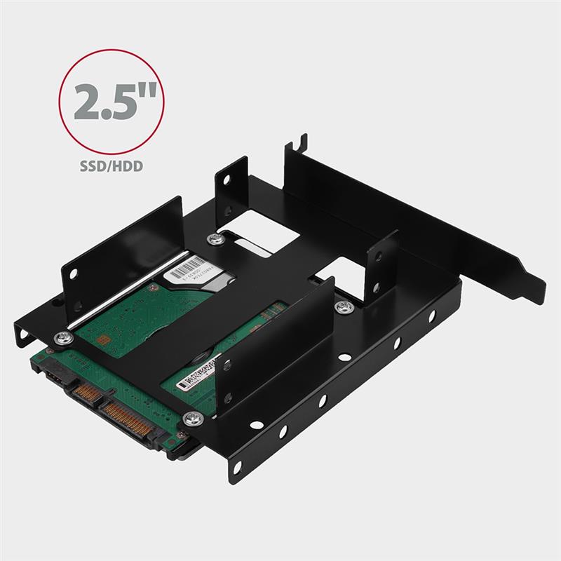 AXAGON Reduction for 2x 2 5 HDD into PCI position black