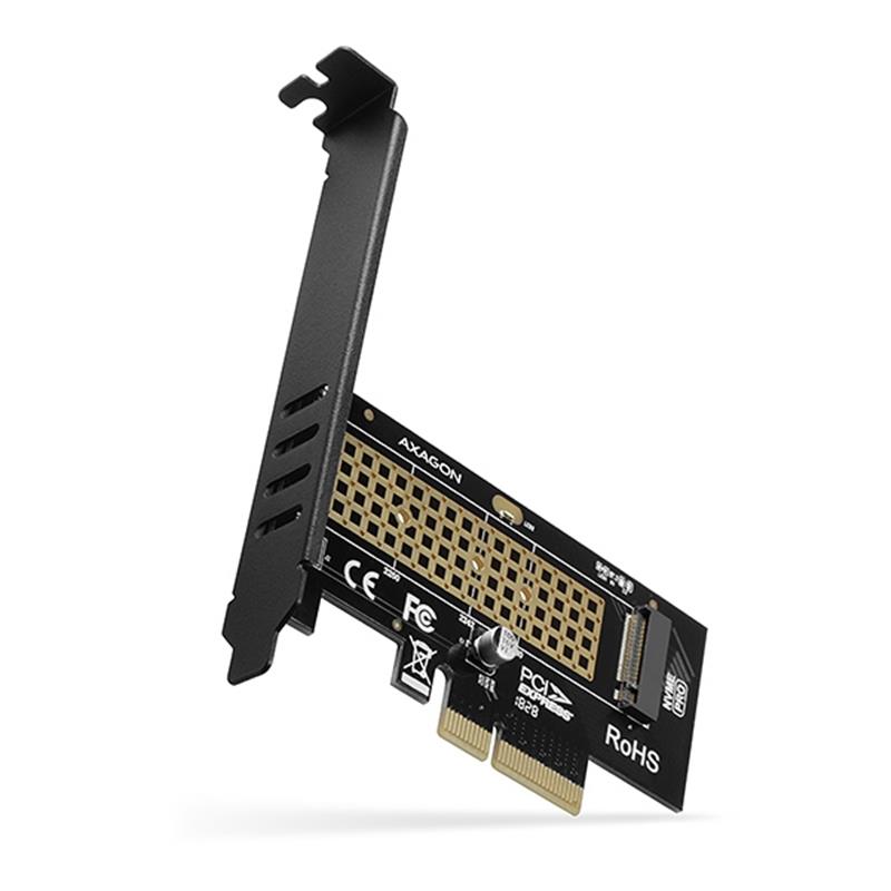 AXAGON PCI-E 3 0 4x - M 2 SSD NVMe up to 80mm SSD *PCIEM *M 2