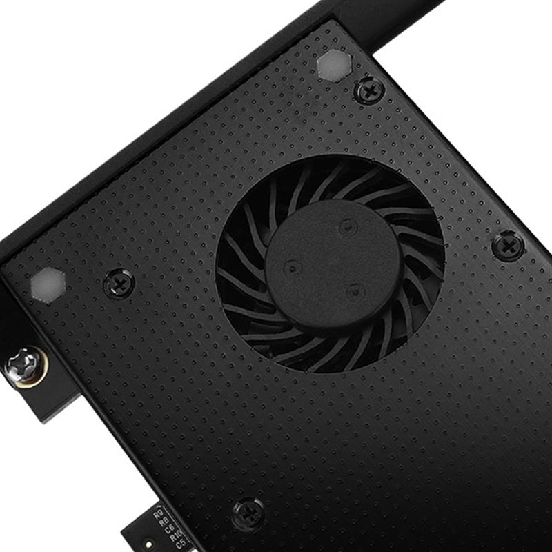 AXAGON PCI-E 3 0 4x - DUAL M 2 SSD NVMe SATA dual voltage up to 110mm SSD fan heatsink