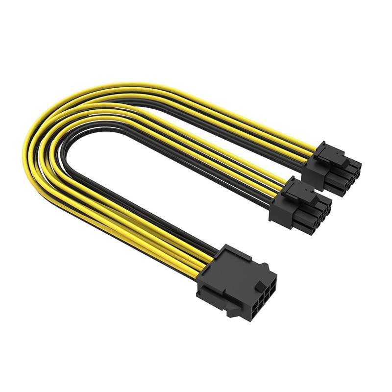 Akasa 6 Sets PCIe 8-Pin to Dual PCIe 6 2 -Pin Splitter cable